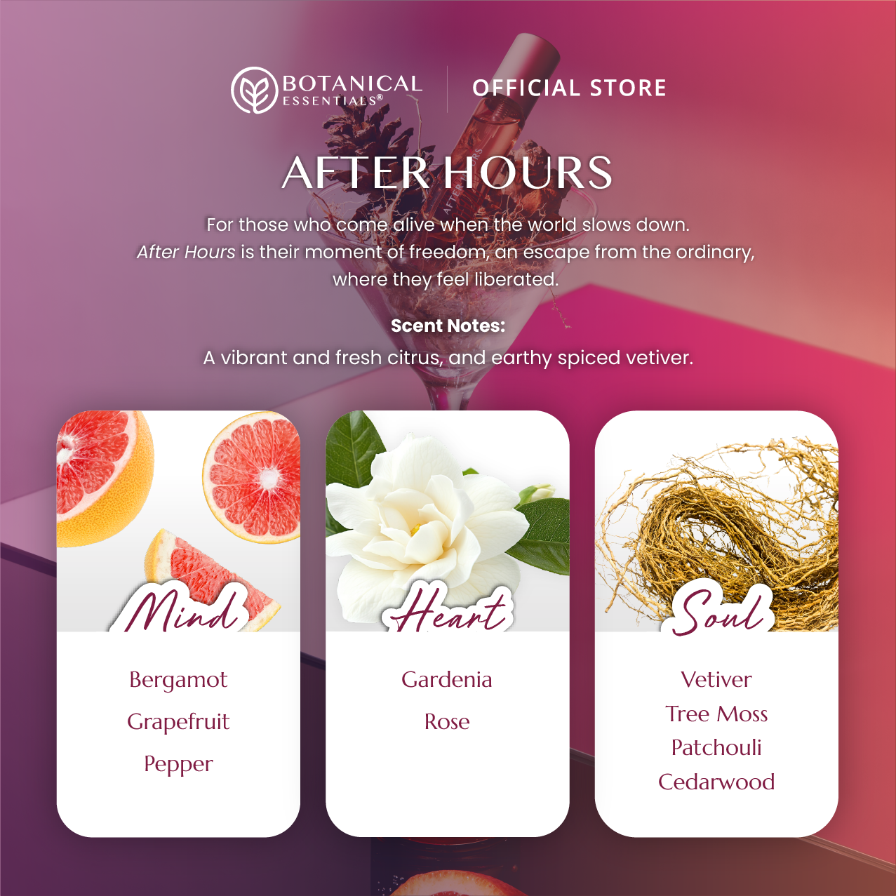 [REFILL ONLY] Botanical Essentials - Eau De Parfum After Hours 15ml