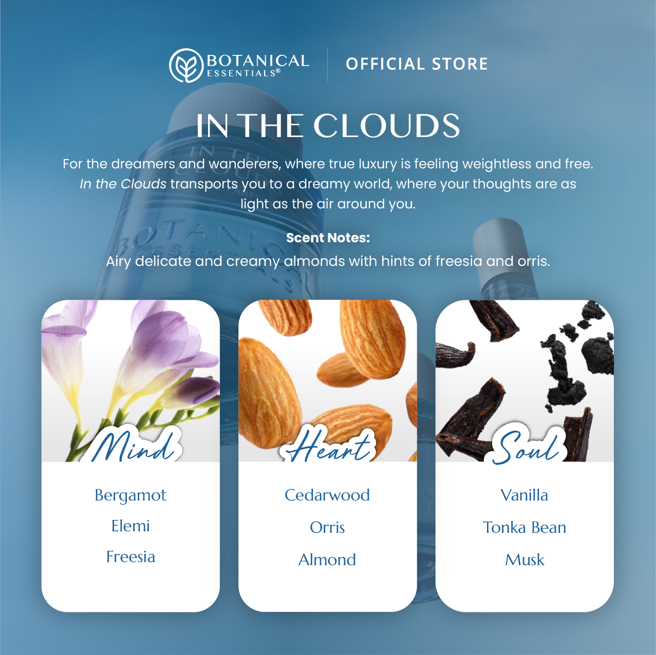 [REFILL ONLY] Botanical Essentials - Eau De Parfum In The Clouds 15ml