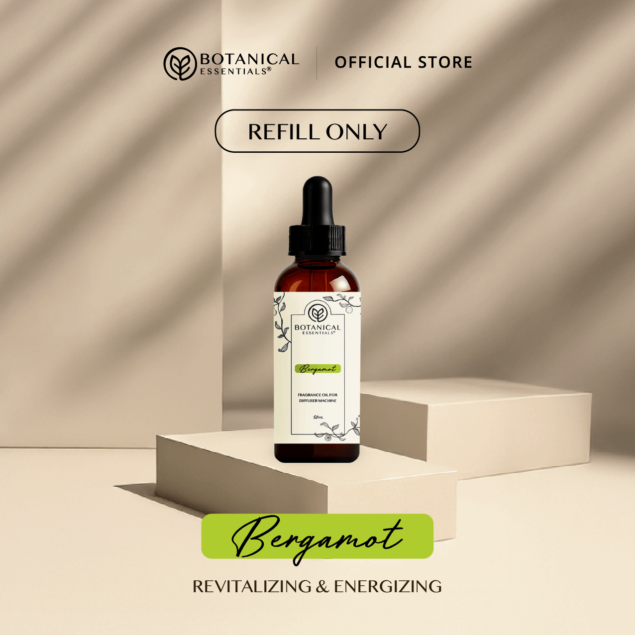 Botanical Essentials - Diffuser Machine + Fragrance Oil 50ml
