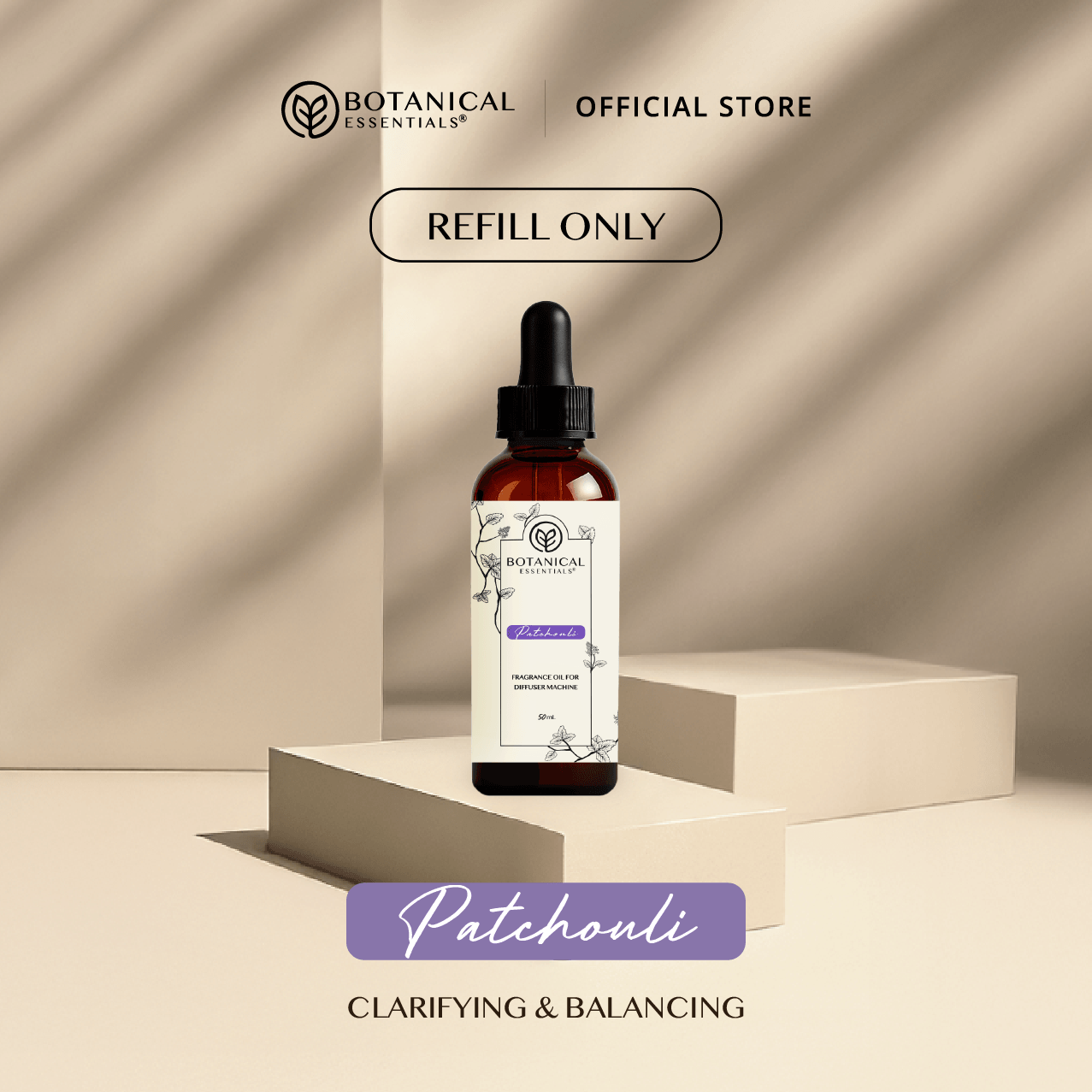Botanical Essentials - Diffuser Machine + Fragrance Oil 50ml